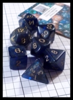 Dice : Dice - Dice Sets - Xeno Games Gold Mist Blue Gold 1406 - Ebay Oct 2013